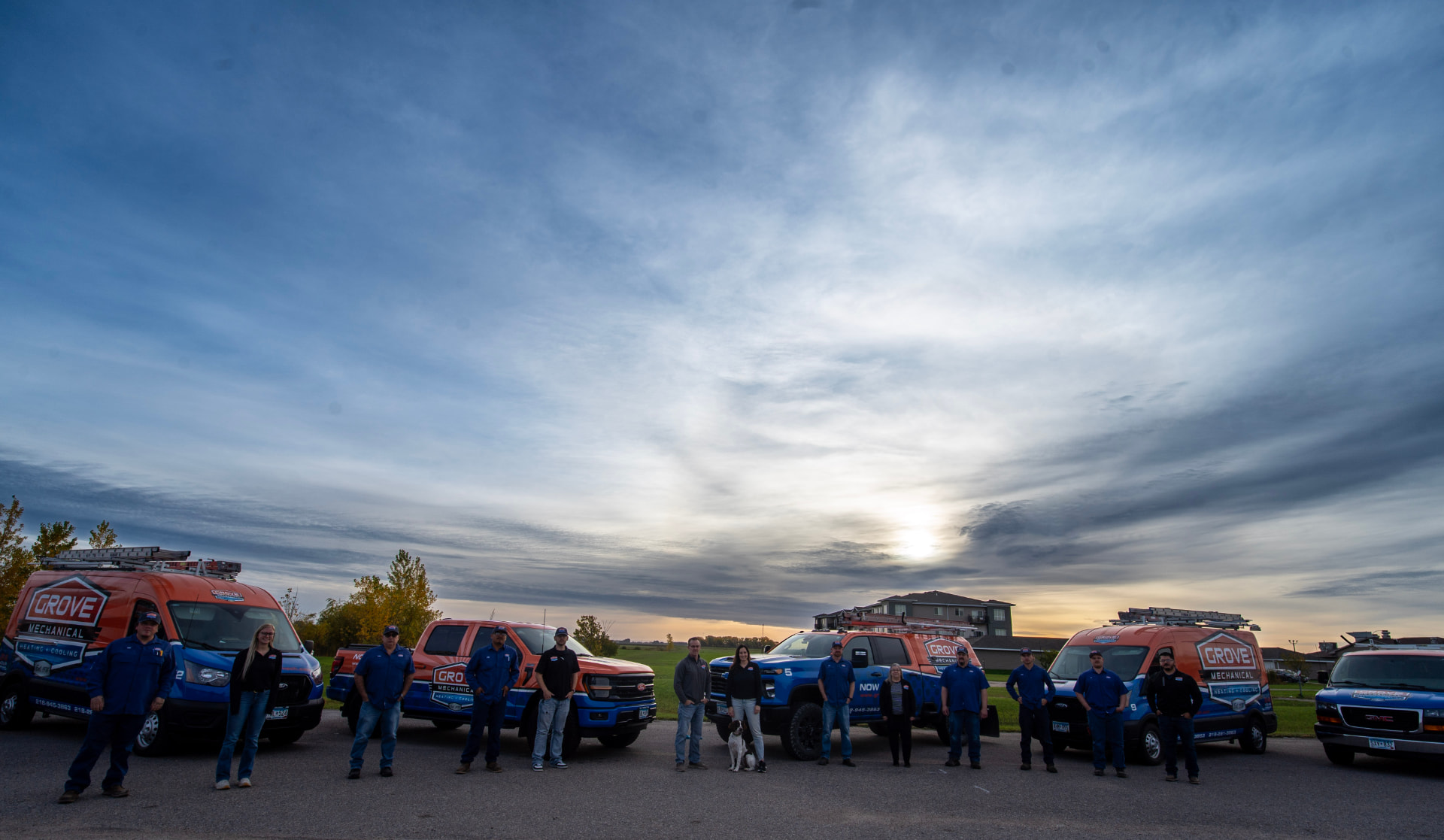 The Grove Mechanical team in Crookston, Minnesota